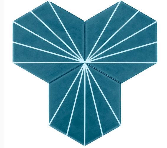 Art Deco Style Hex Tile Range