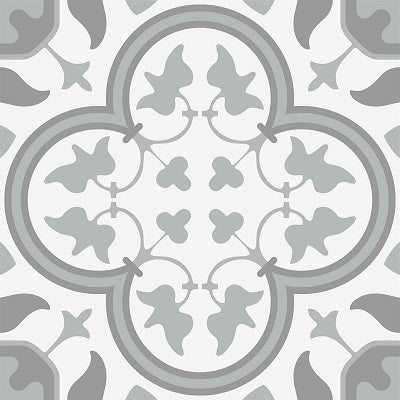 Annandale Light Grey Patterned Tile