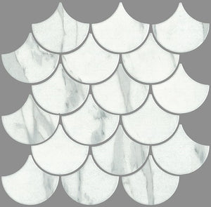 Fan Marble Look Mosaic Range