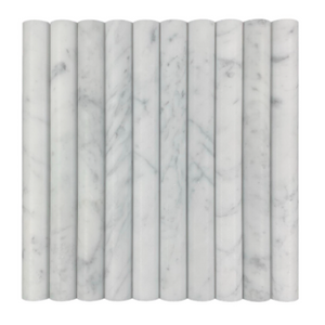 Carrara Bamboo Honed Mosaic