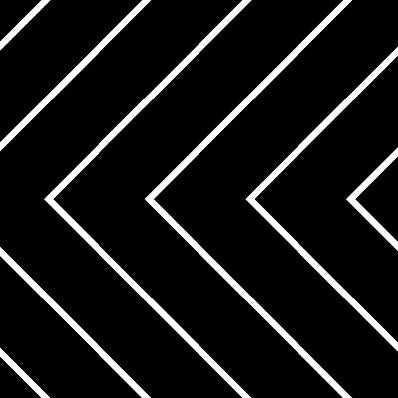 Chevron White Patterned Tile