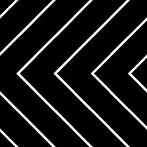 Chevron White Patterned Tile