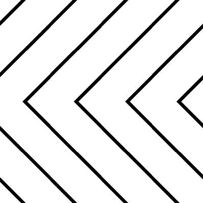 Chevron White Patterned Tile