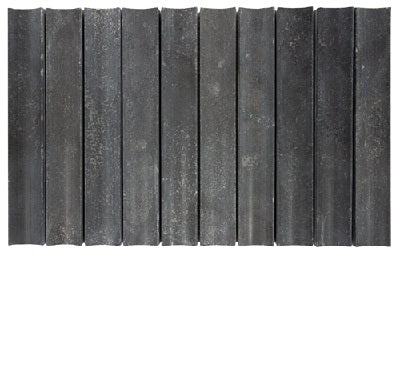 Charcoal Marble Concave Mosaic