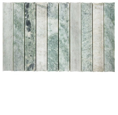Mint Marble Concave Mosaic