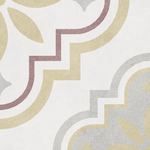 Gabach W Patterned Tile