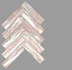 Rosa Norwegian Pink Herringbone Mosaic