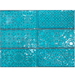 Patrona Zafiro Patterned Subway Tile